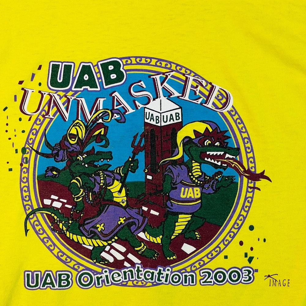 University of Alabama at Birmingham Blazers Orientation 2003 Graphic Tee Vintage